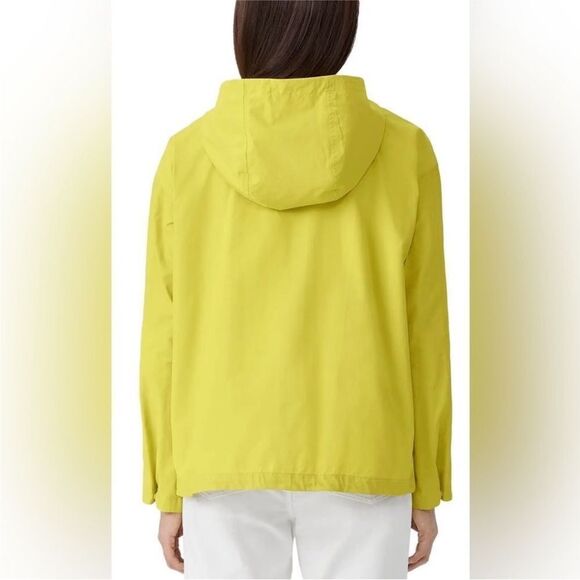 Eileen Fisher Women's Yellow Hooded Jacket, XL - Picture 5 of 16